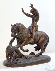 Karel VI in het bos van Le Mans, 1833